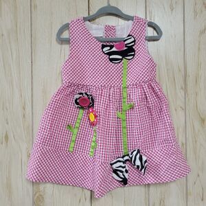 Bonnie Baby PInk Girls Summer Dress 24M